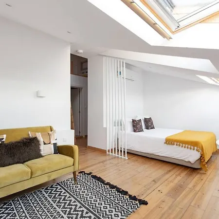 2 Beds Loft Center Amazing Panoramic Views Apartman Lisboa
